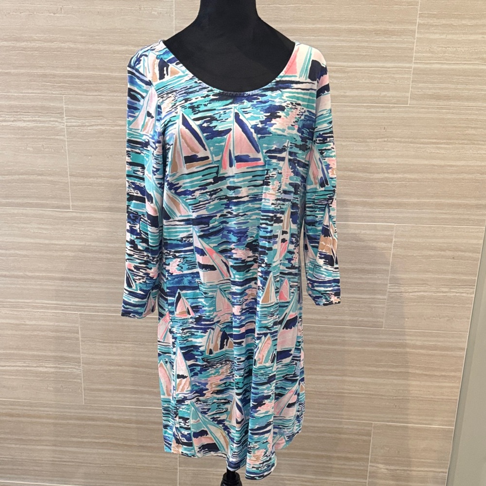 Lilly Pulitzer Sailboat Print Dress